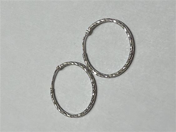Orecchini Domar Donna Cerchi argento 925 diamantati in Argento ORAR-504-280 - ORAR-504-280